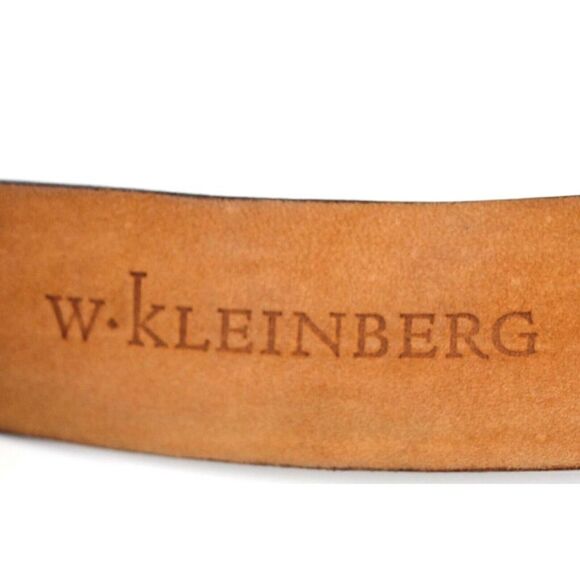 W. Kleinberg BROWN GENUINE LEATHER 1 3/8"Wd CASUAL DRESS MEN'S BELT Sz 36 (F6 - Picture 10 of 15